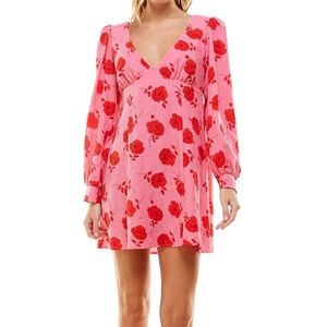 NWOT Valentines Dress!!! Midnight doll A line mini dress size small